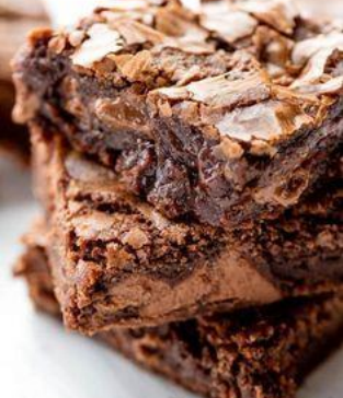 brownie con té negro