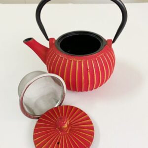 Tetera de Hierro Roja Tetera de Hierro Roja